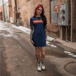 Arizona Jeans Co 90s/early 2000s mini shirt dress